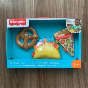 New Fisher Price Foodie Teether Toy Gift Set